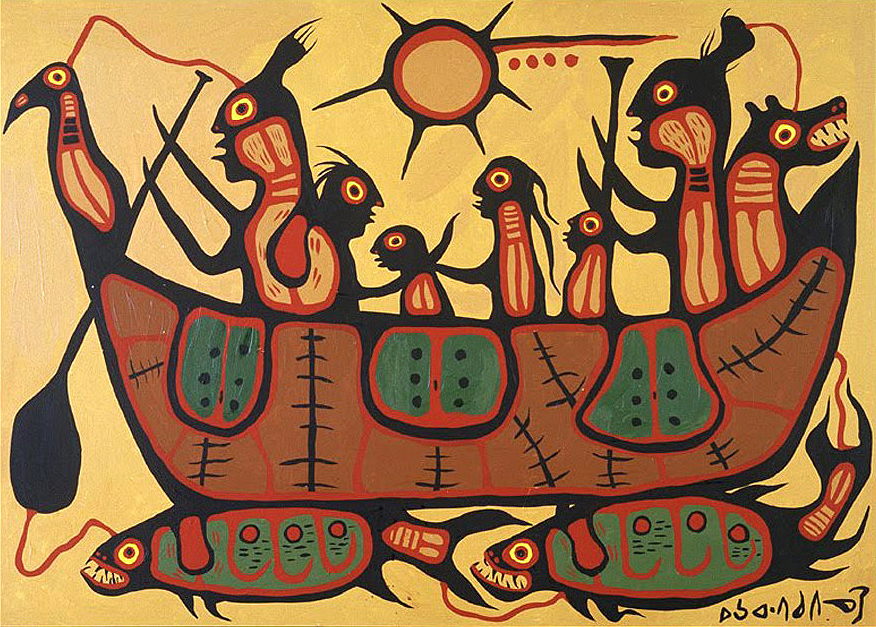 Migration by Norval Morrisseau. ca 1970’s