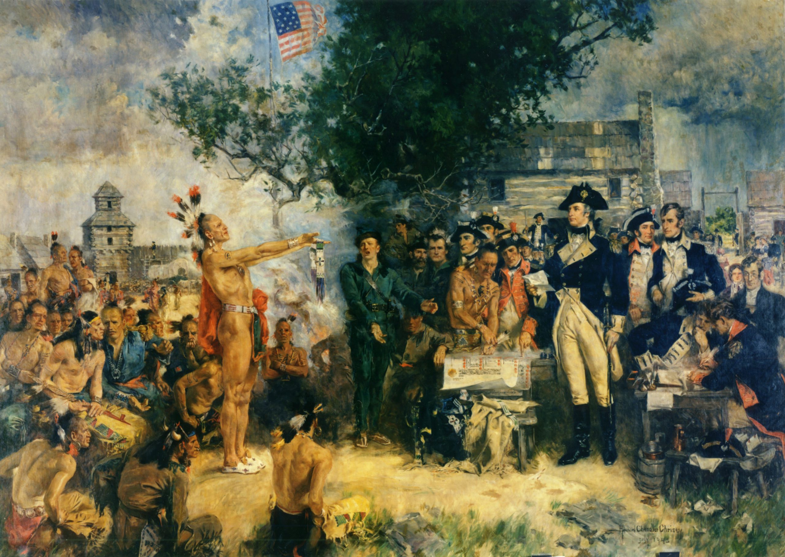 Signing of the Treaty of Green Ville
