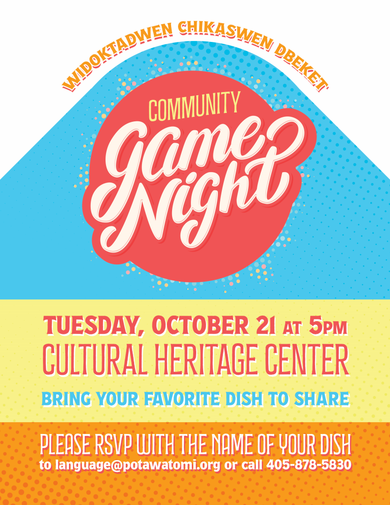 Widoktadwen Chikaswen Dbeket: Community Game Night