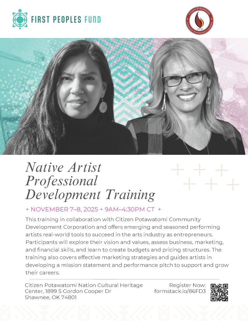 Native Artist Professional Development Training