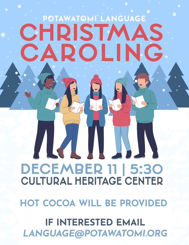 Potawatomi Language Christmas Caroling