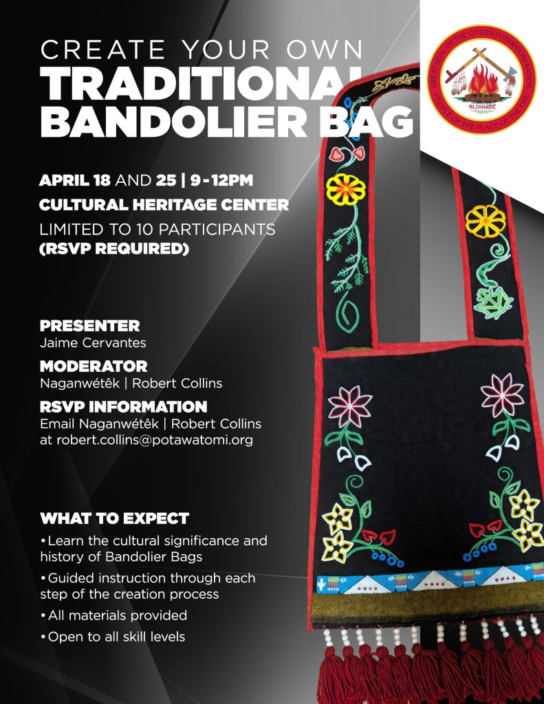 Create your own traditional Bandolier Bag