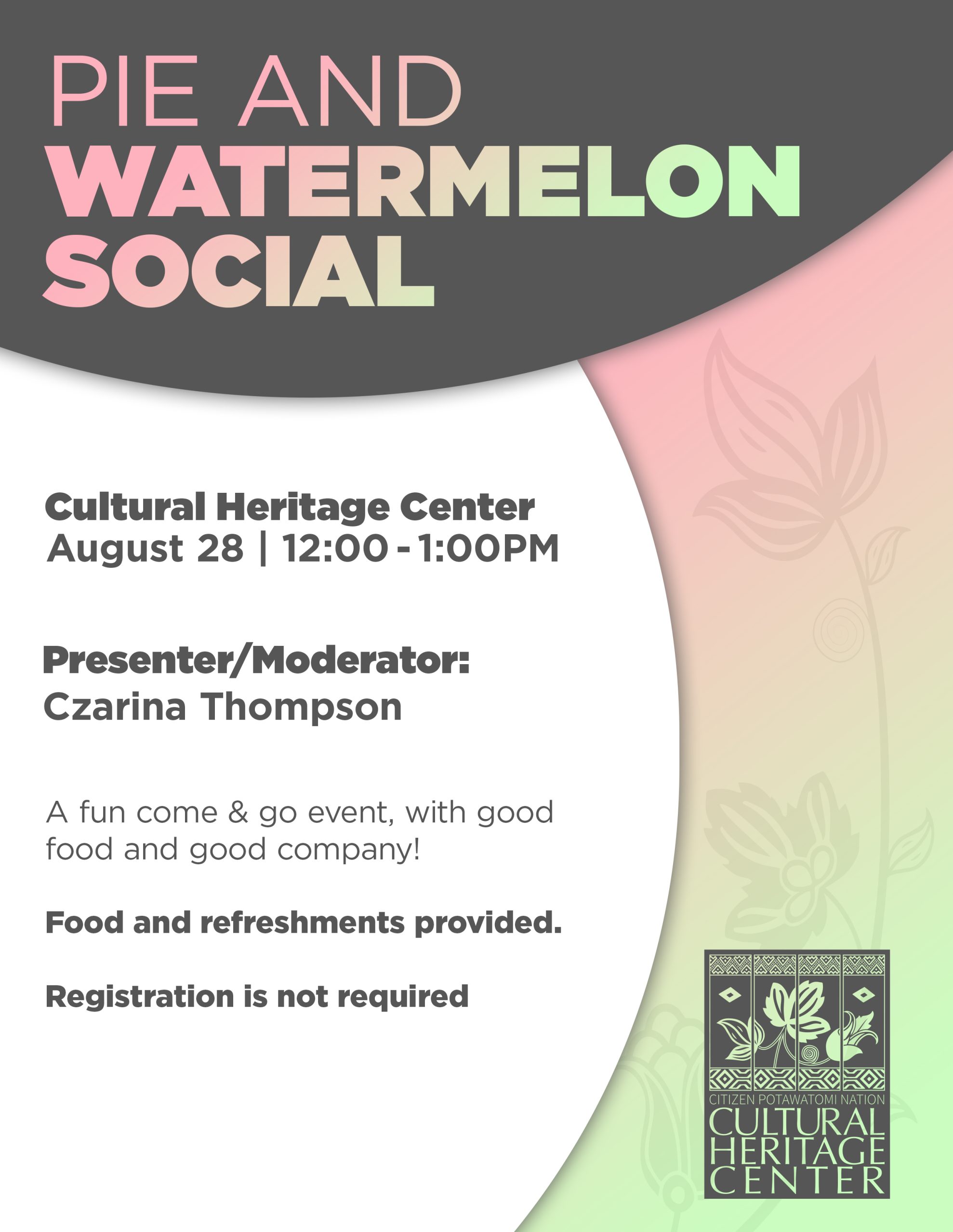 260805 Pie and Watermelon Social